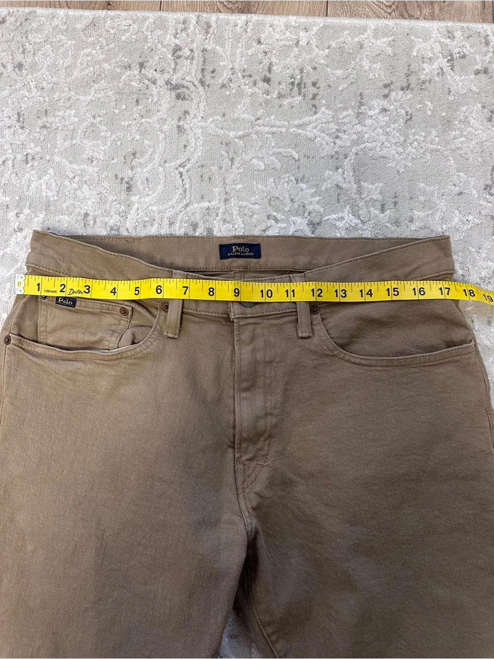 Men’s Polo Ralph Lauren Tan Straight Leg Pants Size 33x30